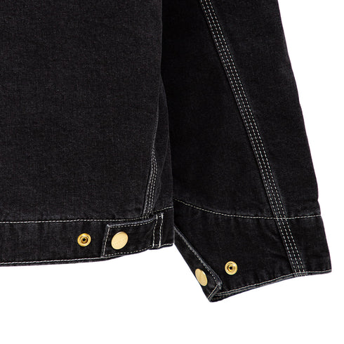 Carhartt WIP OG Detroit Jacket Black Stone Washed I033039.89.06.03 Degli Uberti